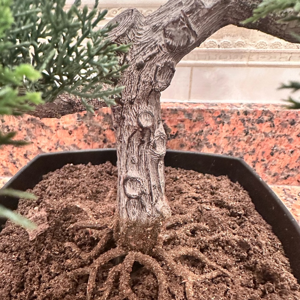 Artificial Elegant Bonsai Pine Tree Plastic Simulation Potted Plant Decorative - Picture 13 of 16
